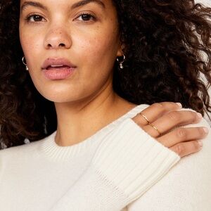 OLD NAVY NWT XXL SoSoft Crew-Neck Sweater for Women in Creme De La Creme Ivory